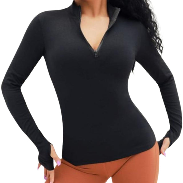 SHAPE ME Solid Long Sleeve