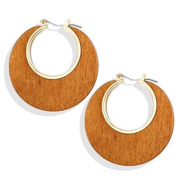 SIMPLE Natural Wooden Earrings