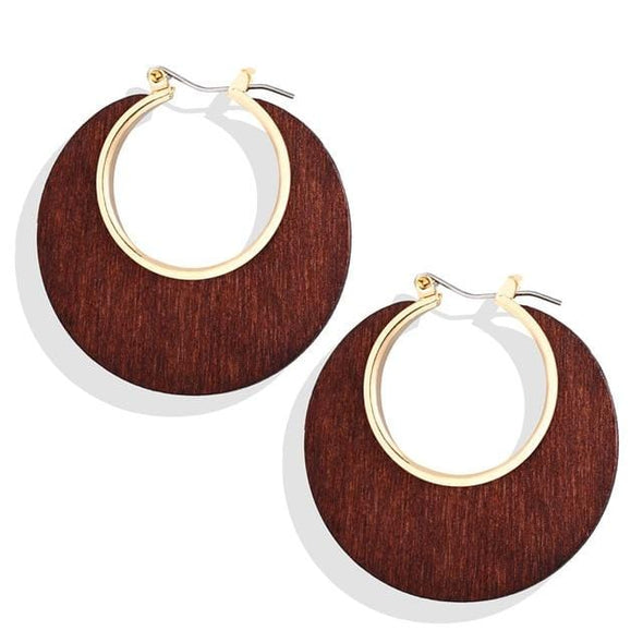 SIMPLE Natural Wooden Earrings