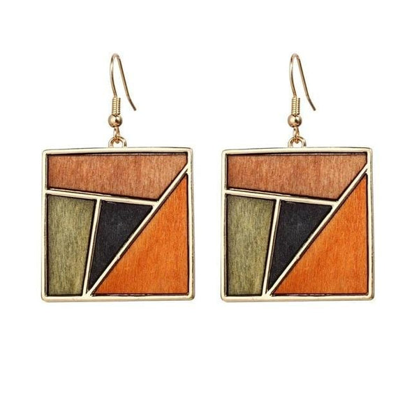 SIMPLE Natural Wooden Earrings