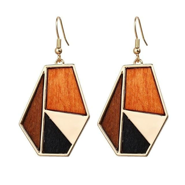 SIMPLE Natural Wooden Earrings