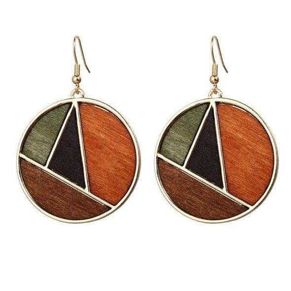 SIMPLE Natural Wooden Earrings