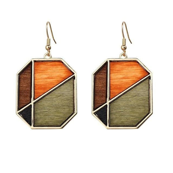 SIMPLE Natural Wooden Earrings