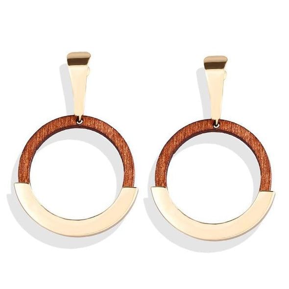 SIMPLE Natural Wooden Earrings