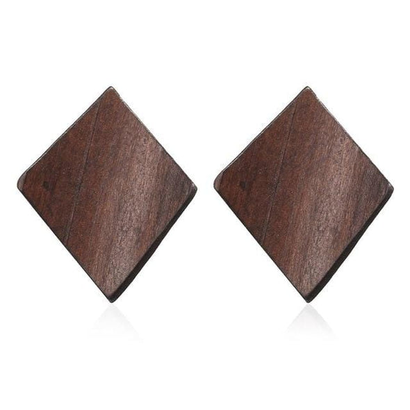 SIMPLE Natural Wooden Earrings