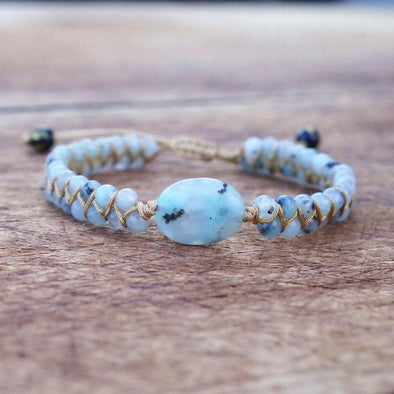 SIMPLE Outline Blue Bracelet