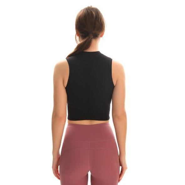 BALANCE High Neck Crop Top Tank