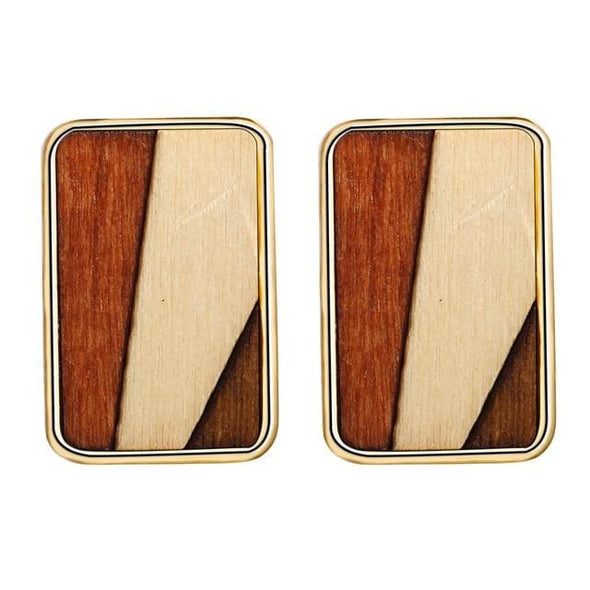 SIMPLE Natural Wooden Earrings