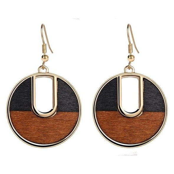 SIMPLE Natural Wooden Earrings