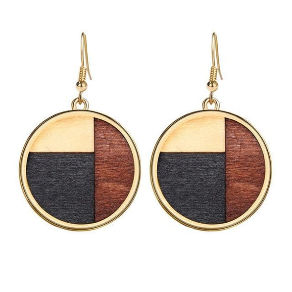 SIMPLE Natural Wooden Earrings