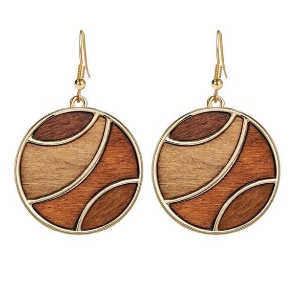 SIMPLE Natural Wooden Earrings