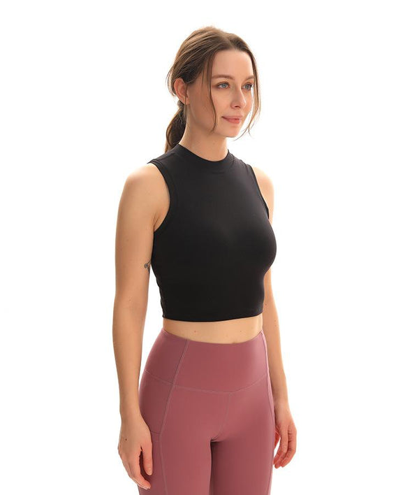 BALANCE High Neck Crop Top Tank