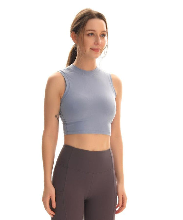 BALANCE High Neck Crop Top Tank